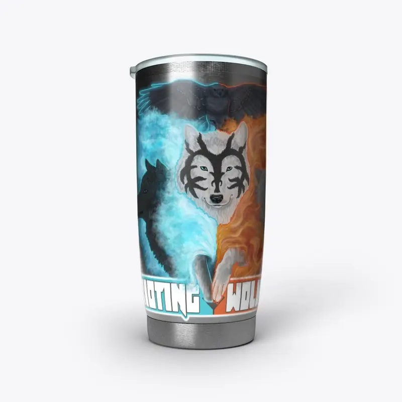 Rioting Wolves Travel Mug